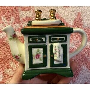 Tony Carter Bathroom Sink Creamer Mini Teapot Made In England Rose Pattern Cute